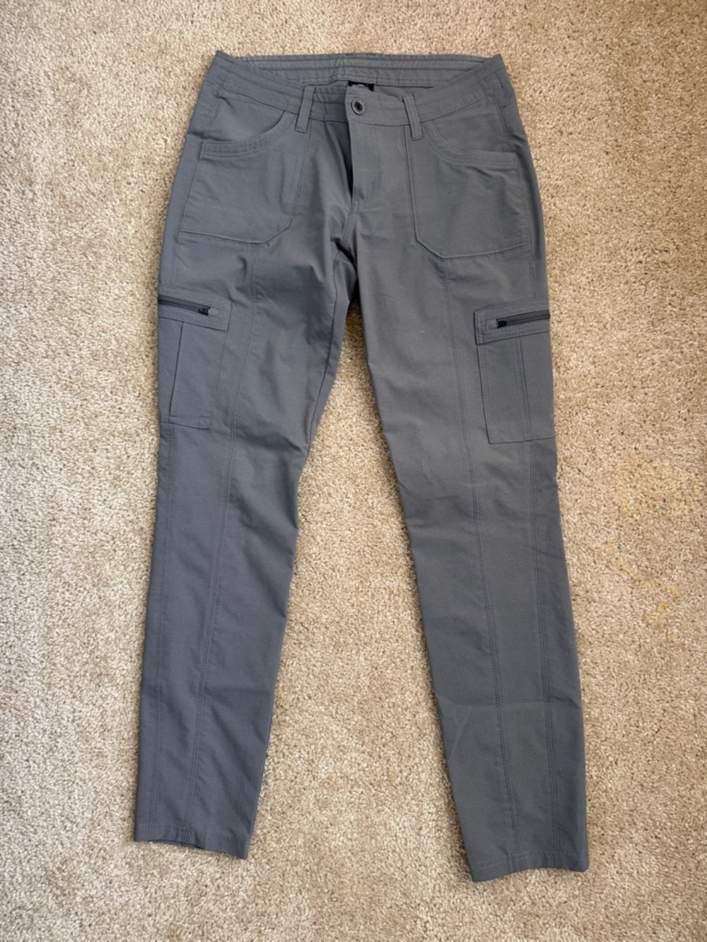 Kuhl Slim Cargo Pants Ankle Length Women’s Charcoal Gray